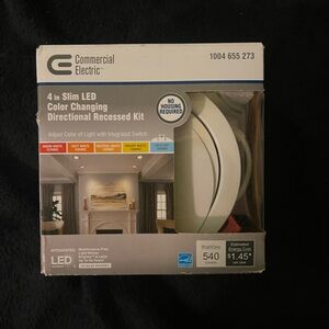 Commercial Electric LED Recessed Lighting Kit